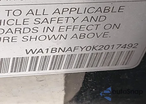 2019 Audi Q5 45 Premium z USA, uszkodzony, nr VIN WA1BNAFY0K2017492